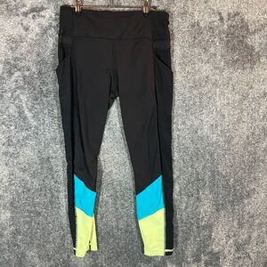 Lululemon Leggings Womens Size 8 Black 25" Inseam Cropped Yoga Stretch Workout
